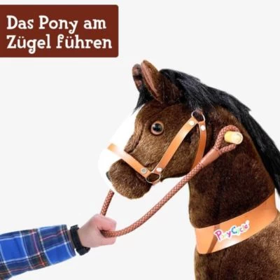 PonyCycle Reiten Braune Zügel-(85 Cm) 4 PonyCycle Reiten Braune Zügel-(85 Cm) – Bild 2