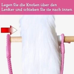 PonyCycle Reiten Rosa Zügel -(75 Cm) -Spielzeugladen 25784293 04