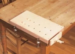 Pebaro Arbeitsplatte Vollholz Natur 58 X 31 Cm Mit Einspannhalterung, 485 -Spielzeugladen 26603015 05