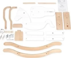 Schaukelpferd „Pinolino” Mit Ring, Weiß/natur -Spielzeugladen 27040195 03