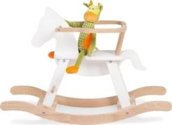 Schaukelpferd „Pinolino” Mit Ring, Weiß/natur -Spielzeugladen 27040195 04