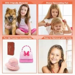 Vicabo Haar Glitzer Hefter Maschine Haarschmuck-Set Bedazzler Glam Styling-Werkzeug Mit 80 Haar-Edelsteinen Frisiersets Für Mädchen 13 Vicabo Haar Glitzer Hefter Maschine Haarschmuck-Set Bedazzler Glam Styling-Werkzeug Mit 80 Haar-Edelsteinen Frisiersets Für Mädchen -Spielzeugladen 27230750 06