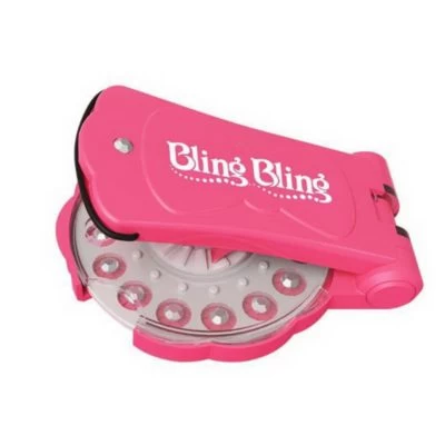 Vicabo Haar Glitzer Hefter Maschine Haarschmuck-Set Bedazzler Glam Styling-Werkzeug Mit 180 Haar-Edelsteinen Frisiersets Für Mädchen 5 Vicabo Haar Glitzer Hefter Maschine Haarschmuck-Set Bedazzler Glam Styling-Werkzeug Mit 180 Haar-Edelsteinen Frisiersets Für Mädchen – Bild 3