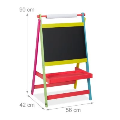 Relaxdays Kindertafel Mit Papierrolle 6 Relaxdays Kindertafel Mit Papierrolle – Bild 4