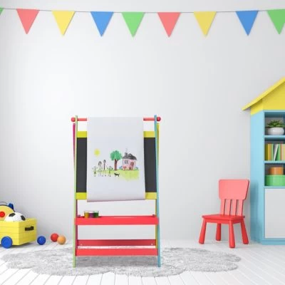 Relaxdays Kindertafel Mit Papierrolle 7 Relaxdays Kindertafel Mit Papierrolle – Bild 5
