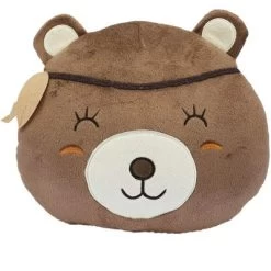 CreaDesign Kissen / Kuschelkissen Bär Indianer Mit Name