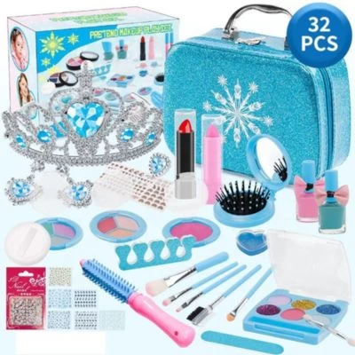 Vicabo Schminkset Make-up 32 Stück Kinder-Make-up Für Mädchen 3 Vicabo Schminkset Make-up 32 Stück Kinder-Make-up Für Mädchen