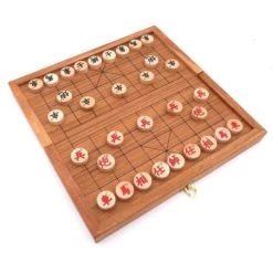 ROMBOL Xiangqi - Edles, Chinesisches Schachspiel, Set Mit Originalen Holzscheiben