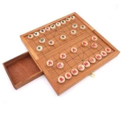 ROMBOL Xiangqi - Edles, Chinesisches Schachspiel, Set Mit Originalen Holzscheiben -Spielzeugladen 28516375 03
