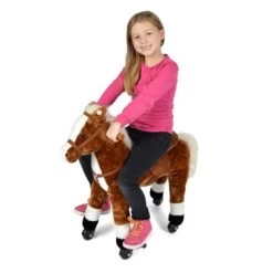 Pink Papaya Reitpferd Auf Rollen Milo - 70 Cm -Spielzeugladen 28650752 03