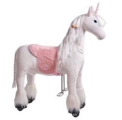 PONNIE Einhorn Auf Rollen Merlin M Mit Rosa Sattel