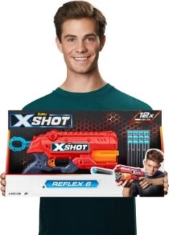 X-Shot - Excel Reflex 6 Blaster Mit Darts -Spielzeugladen 28912792 04