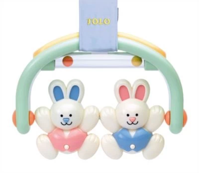 TOLO 80023 - Baby Bunny Rocker - Tanzende Häschen Mit Spiegel Und Kugeln, 15.8 X 5.3 X 11 Cm 3 TOLO 80023 - Baby Bunny Rocker - Tanzende Häschen Mit Spiegel Und Kugeln, 15.8 X 5.3 X 11 Cm