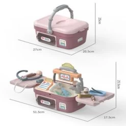 Multifunktionales Spielzeugset Arzt Krankenschwester Stethoskop-Injektion Tragbares Medizinisches Kit -Spielzeugladen 28983270 03