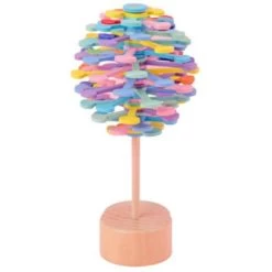 Syntek Spinnspielzeug Aus Holz Drehbarer Lollipop Aus Holz, Kreatives Ornament