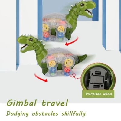 Vetaka Dinosaurier Mit Licht Und Musik,1 Stück,Farbe Zufällig Für Kinder 7 Vetaka Dinosaurier Mit Licht Und Musik,1 Stück,Farbe Zufällig Für Kinder – Bild 5