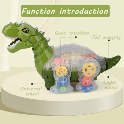 Vetaka Dinosaurier Mit Licht Und Musik,1 Stück,Farbe Zufällig Für Kinder 8 Vetaka Dinosaurier Mit Licht Und Musik,1 Stück,Farbe Zufällig Für Kinder – Bild 6