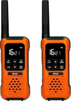 Alecto FR300OE - Walkie-Talkies Reichweite Von Bis Zu 10 Kilometern, Orange