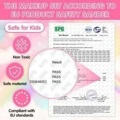 Enbaoxin Kinderschminkspielzeug-Set Kinderschminkset Mädchen Mit Schminkkoffer, Kindermädchen Plüschtasche Kinderschminkspielzeug Geschenk Für Mädchen 3 5 8 Jahre -Spielzeugladen 30180782 04