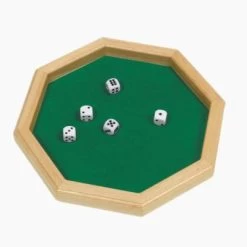 Goki Würfelteller Mit 5 Würfeln