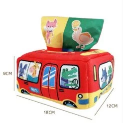 Syntek Unzerbrechliche Taschentuchbox Zum Pumpen Von Papierspielzeug Für Babys Spielzeugbuch Für Die Frühe Bildung Von Babys -Spielzeugladen 30229871 04