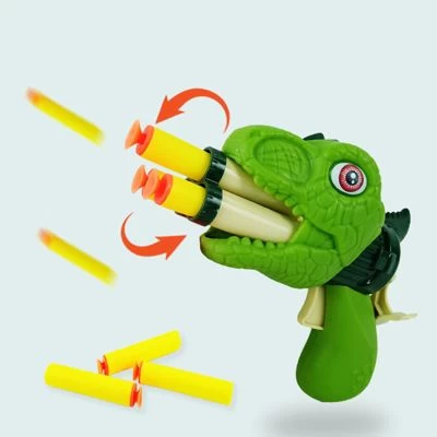 Enbaoxin 1pc Soft Bullet Spielzeugpistole Spielzeug Für Kinder 1pc Dinosaurier-Spielzeugpistole Für Kinder 4 Enbaoxin 1pc Soft Bullet Spielzeugpistole Spielzeug Für Kinder 1pc Dinosaurier-Spielzeugpistole Für Kinder – Bild 2