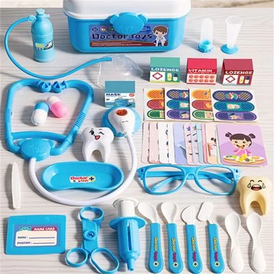 Enbaoxin Simulationsset Für Medizinische Spielzeugboxen Für Kinder Kinderarzt-Rollenspielspielzeug 3 Enbaoxin Simulationsset Für Medizinische Spielzeugboxen Für Kinder Kinderarzt-Rollenspielspielzeug