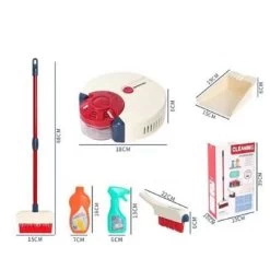 Enbaoxin Simulation Staubsauger Spielzeug Für Kinder Kinder Sweeper Reinigungswerkzeug-Set -Spielzeugladen 30348065 06