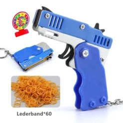Enbaoxin Gummiband Pistole Metall Kinder Spielzeug Kinder Spielzeug Pistole Waffe