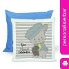 CreaDesign Dekokissen Kinder 40 X 40 Cm Hase Leon Mit Name Personalisiert