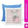 CreaDesign Dekokissen Kinder 40 X 40 Cm Hase Emma Mit Name Personalisiert