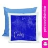 CreaDesign Dekokissen Kinder 40 X 40 Cm Traum Blau Mit Name Personalisiert