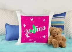 CreaDesign Dekokissen Kinder 40 X 40 Cm Schmetterling Pink Apfelgrün Mit Name Personalisiert 11 CreaDesign Dekokissen Kinder 40 X 40 Cm Schmetterling Pink Apfelgrün Mit Name Personalisiert -Spielzeugladen 30449635 04