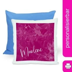 CreaDesign Dekokissen Kinder 40 X 40 Cm Traum Brombeere Mit Name Personalisiert