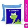 CreaDesign Dekokissen Kinder 40 X 40 Cm Drache Mit Name Personalisiert