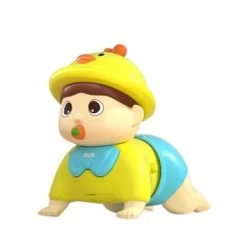 Decome Elektrische Krabbelpuppe Sound Und Light Musik Spielzeug Für Kinder