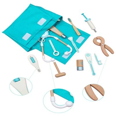 Decome Ugi Arzt Krankenschwester Set Holzspielzeug Rollenspiel Eines Kinderzahnarztes 4 Decome Ugi Arzt Krankenschwester Set Holzspielzeug Rollenspiel Eines Kinderzahnarztes – Bild 2