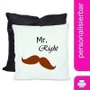 CreaDesign Dekokissen Kinder 40 X 40 Cm Bart Mustache Mit Name Personalisiert -Spielzeugladen 30543792 01