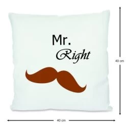 CreaDesign Dekokissen Kinder 40 X 40 Cm Bart Mustache Mit Name Personalisiert -Spielzeugladen 30543792 03