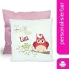 CreaDesign Dekokissen Kinder 40 X 40 Cm Eule Mit Name Personalisiert -Spielzeugladen 30543908 01