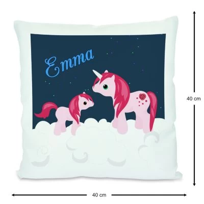 CreaDesign Dekokissen Kinder 40 X 40 Cm Einhorn Mit Name Personalisiert 5 CreaDesign Dekokissen Kinder 40 X 40 Cm Einhorn Mit Name Personalisiert – Bild 3