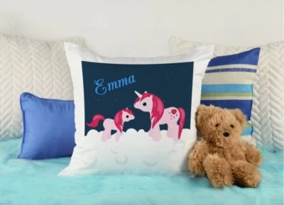 CreaDesign Dekokissen Kinder 40 X 40 Cm Einhorn Mit Name Personalisiert 6 CreaDesign Dekokissen Kinder 40 X 40 Cm Einhorn Mit Name Personalisiert – Bild 4