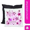 CreaDesign Dekokissen Kinder 40 X 40 Cm Sterne Rosa Mit Name Personalisiert -Spielzeugladen 30544443 01