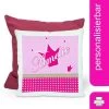 CreaDesign Dekokissen Kinder 40 X 40 Cm Prinz / Prinzessin Pink Mit Name Personalisiert -Spielzeugladen 30544501 01