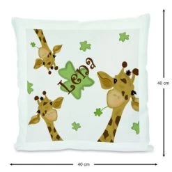 CreaDesign Dekokissen Kinder 40 X 40 Cm Giraffe Mit Name Personalisiert 10 CreaDesign Dekokissen Kinder 40 X 40 Cm Giraffe Mit Name Personalisiert -Spielzeugladen 30544564 03