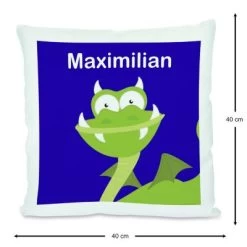 CreaDesign Dekokissen Kinder 40 X 40 Cm Drache Mit Name Personalisiert -Spielzeugladen 30544770 03