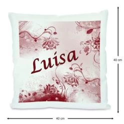 CreaDesign Dekokissen Kinder 40 X 40 Cm Blumen Rot Mit Name Personalisiert 10 CreaDesign Dekokissen Kinder 40 X 40 Cm Blumen Rot Mit Name Personalisiert -Spielzeugladen 30545045 03