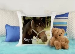 CreaDesign Dekokissen Kinder 40 X 40 Cm Pferd Mit Name Personalisiert -Spielzeugladen 30545092 04