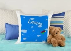 CreaDesign Dekokissen Kinder 40 X 40 Cm Flugzeug Mit Name Personalisiert -Spielzeugladen 30545114 04