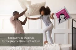 CreaDesign Dekokissen Kinder 40 X 40 Cm Pinguin Pink Mit Name Personalisiert -Spielzeugladen 30545414 06